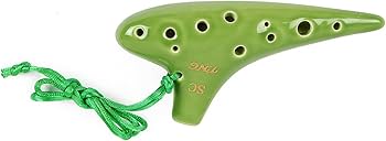 Amazon | TNG オカリナ 楽器 [ 12穴 / ソプラノ/C調/グリーン ] 高級